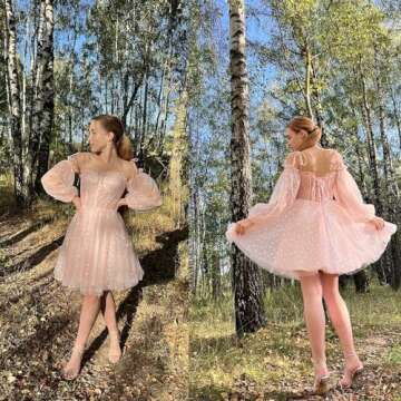 SUOLUOS Short Homecoming Dress for Teens in Purple