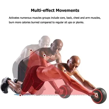 High-Quality JSDAREN Ab Roller Wheel for Home Workouts