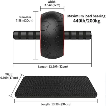 High-Quality JSDAREN Ab Roller Wheel for Home Workouts
