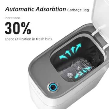 MOPALL Motion Sensor Small Bathroom Trash Can