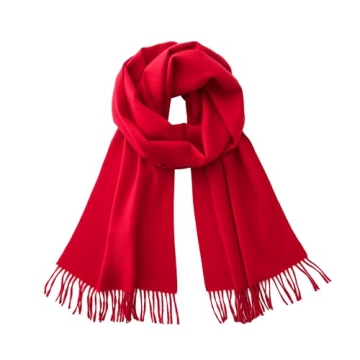 Unisex Cashmere Feel Tartan Scarf – Winter Essential