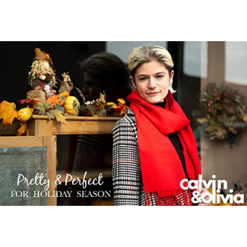 Unisex Cashmere Feel Tartan Scarf – Winter Essential