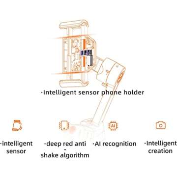 MOZA Mini MX 2 Smart Handheld Gimbal Has Intelligent Sensing, Anti-Shake, Sports Mode and Face Tracking Functions Support Native Camera Mini MX2