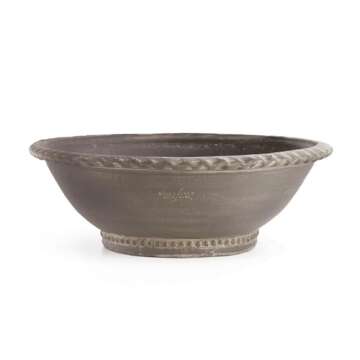 NAPA Home & Garden Ceramics: Stylish Plant Bowl #12 Gray