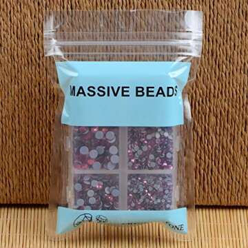 4000Pcs Hot Fix Rhinestones for DIY Projects
