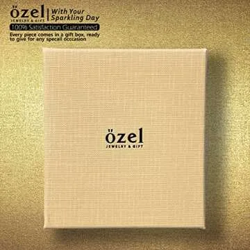 OZEL –Stud Earrings Brushed Texture for Women –14k Yellow Gold/White Gold Plated –Simple Daily Geometry Circle Oval Round Square Cubic Snowman (G302223)