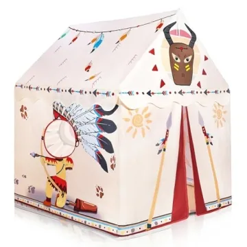 2PM SPORTS Kids Play Tent with Mat & LED Lights