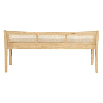 Elegant Powell Kasi Cane Bench for Stylish Homes