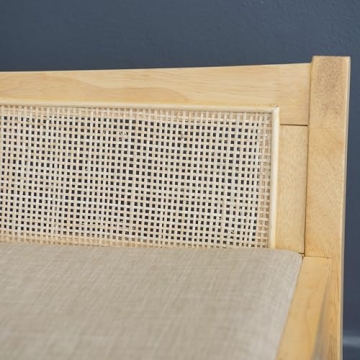 Elegant Powell Kasi Cane Bench for Stylish Homes