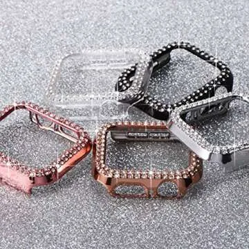 Surace 38mm Bling Frame Protective Case for Apple Watch