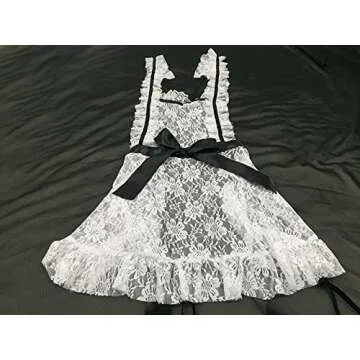 Jelove Women Sexy French Maid Costume for Playful Nights