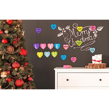 Heart Sticky Notes 3x3 in, 8 Pads, Super Cute Bright Color Strong Adhesive Post, Clean Removal, 82 Sheets/pad