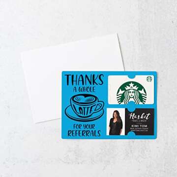Thanks A Latte Gift Card and Business Card Holder Set