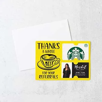 Thanks A Latte Gift Card and Business Card Holder Set