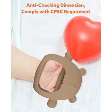Cute Silicone Teething Mitten for Babies 0-6 Months