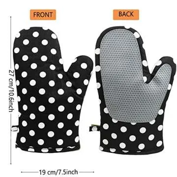 Stylish Win Change Oven Mitts and Potholders Set for Cooking