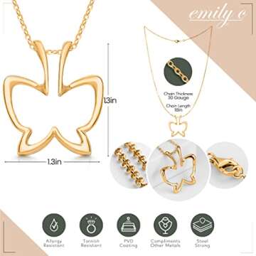 Emily C Ring Holder Necklace - Stylish & Practical Ring Keeper