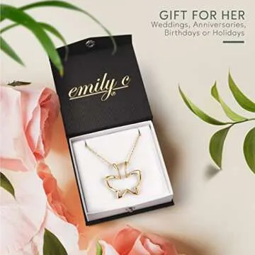 Emily C Ring Holder Necklace - Stylish & Practical Ring Keeper
