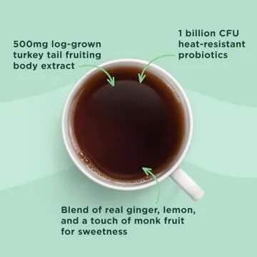 Four Sigmatic Happy Gut Tea with Probiotics & Ginger