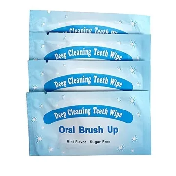 Mint Oral Finger Wipes for Fresh Breath Anytime