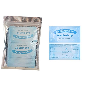 Mint Oral Finger Wipes for Fresh Breath Anytime