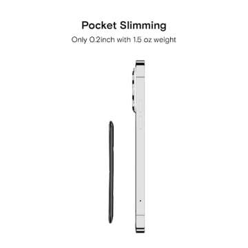 MOFT MagSafe Wallet for iPhone 15/14/13/12 Series, Strong Magnetic Phone Card Holder Fit 2 Cards & 3 Viewing Angles & Stain-Resistant Vegan Leather Phone Stand, Night Black