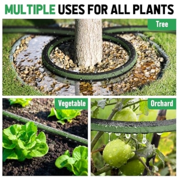 Flat 25ft Soaker Hose for Efficient Eco-Friendly Watering