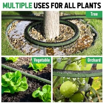 Flat 25ft Soaker Hose for Efficient Eco-Friendly Watering