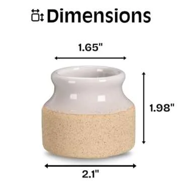 Cocolu Decorative Match Holders with Striker - Set of 2 - Black and White - Handmade Ceramic Matchstick Jars to Light Candles, Incense, or Fireplaces - Kitchen & Bathroom Home Decor