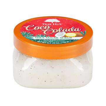 Tree Hut Shea Sugar Scrub Coco Colada, 5.5oz, Ultra Hydrating and Exfoliating Scrub for Nourishing Essential Body Care