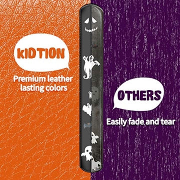 Kidtion Halloween Slap Bracelets 44 PCS for Kids