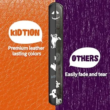 Kidtion Halloween Slap Bracelets 44 PCS for Kids