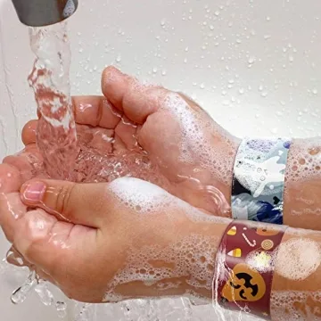 Kidtion Halloween Slap Bracelets 44 PCS for Kids