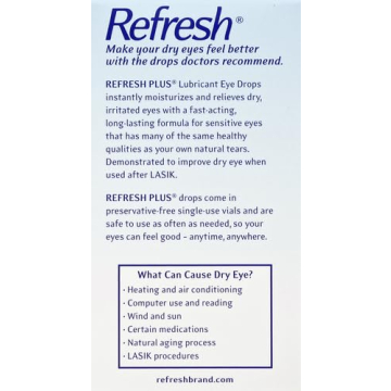 Refresh Plus Lubricant Eye Drops for Instant Dry Eye Relief