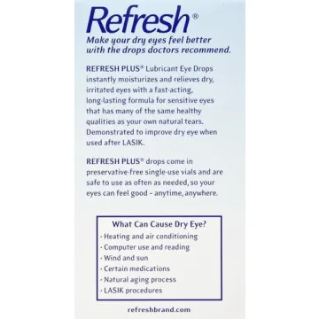 Refresh Plus Lubricant Eye Drops for Instant Dry Eye Relief