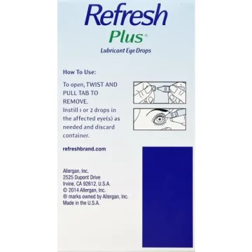 Refresh Plus Lubricant Eye Drops for Instant Dry Eye Relief