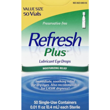 Refresh Plus Lubricant Eye Drops for Instant Dry Eye Relief