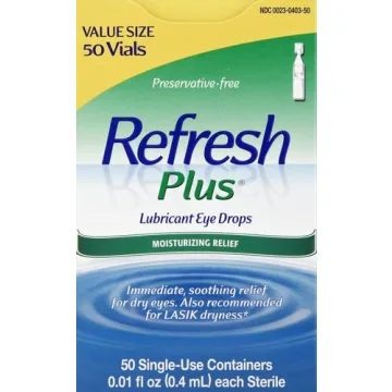 Refresh Plus Lubricant Eye Drops for Instant Dry Eye Relief