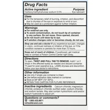 Refresh Plus Lubricant Eye Drops for Instant Dry Eye Relief