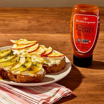 Wedderspoon Raw Manuka Honey KFactor 16 - 12 Oz Superfood