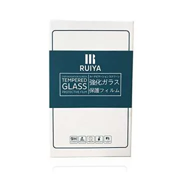 R RUIYA 2018 2019 2020 2021 2022 2023 Wrangler JL Uconnect Touch Screen Protector, HD Clear TEMPERED GLASS Protective Film Against Scratch High Clarity (8.4-Inch)