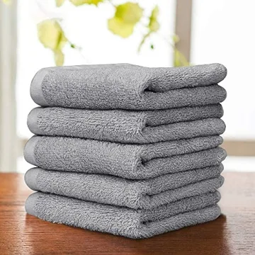 Yoofoss Luxury Bamboo Washcloths for All Ages 10 Pack