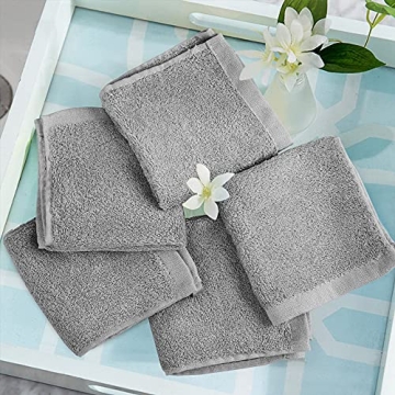 Yoofoss Luxury Bamboo Washcloths for All Ages 10 Pack