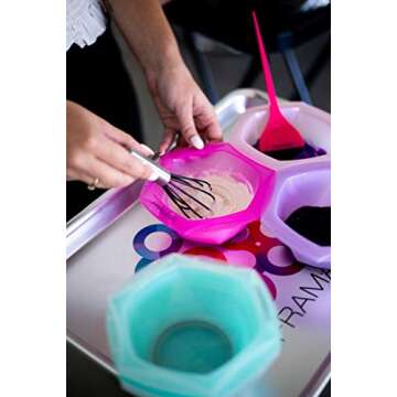 Framar Mighty Mixer Color Whisk - Hand Mixer for Hair Dye, Hair Color, Hair Bleach - Mini Whisk