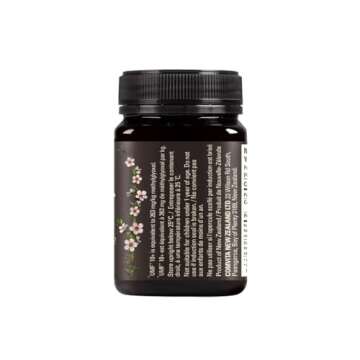 Comvita Manuka Honey (UMF 10+, MGO 263+) New Zealand’s 1 Manuka Brand Premium Superfood for Nourishing Wellness Raw, Wild, Non-GMO 17.6 oz