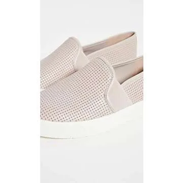 Vince Women's Blair Slip On Sneakers, Marble, Tan, 6.5 Medium US