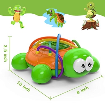 Outdoor Water Sprinkler for Kids Spinning Turtle Fun