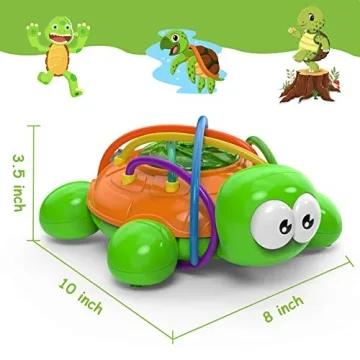 Outdoor Water Sprinkler for Kids Spinning Turtle Fun