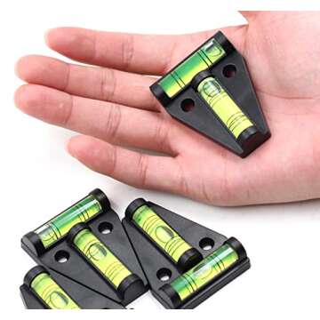 Driak 4 Pcs High Accuracy Bubble Level for Accuracy
