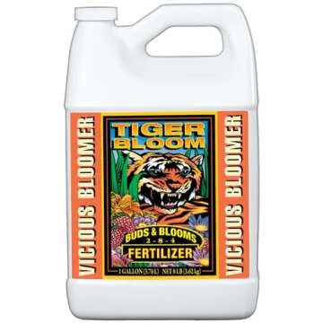 FoxFarm Liquid Nutrient Trio Soil Formula: Big Bloom, Grow Big, Tiger Bloom (Pack of 3-128 oz Bottles) + Twin Canaries Chart